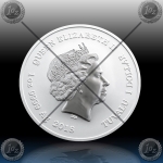 1oz TUVALU $1 (IRON MAN - MARVEL) 2018 *BU